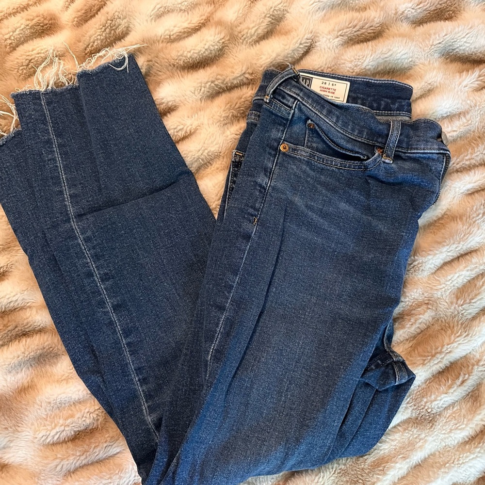 Gap Cigarette High Rise Jeans